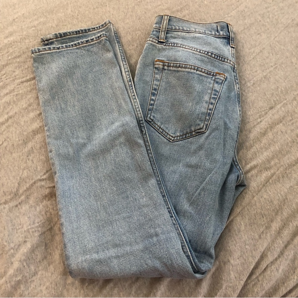 Straight leg jeans